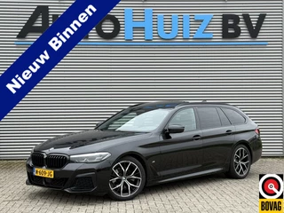 BMW 5 Serie Touring 520d M Sport Panoramadak ACC LED 19 Inch Stuurverwarming Carplay Achteruitrijcamera Stuurverwarming