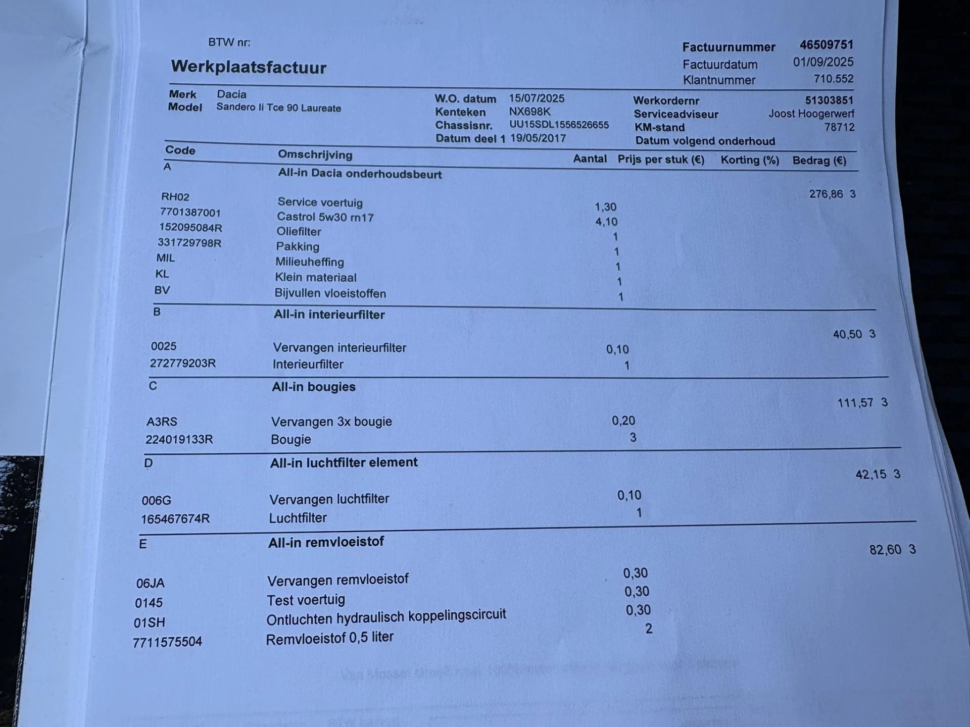 Hoofdafbeelding Dacia Sandero