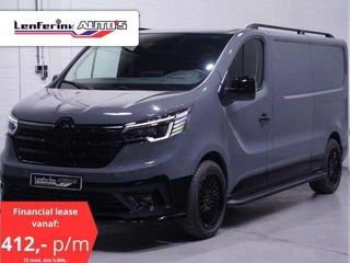 Renault Trafic 2.0 DCi 150 pk Black Edition L2 Camera, BPM vrij 19" LMV, Spoiler V+A, Grille, Bumpers, Lijsten Hoogglans zwart, 3-Zits