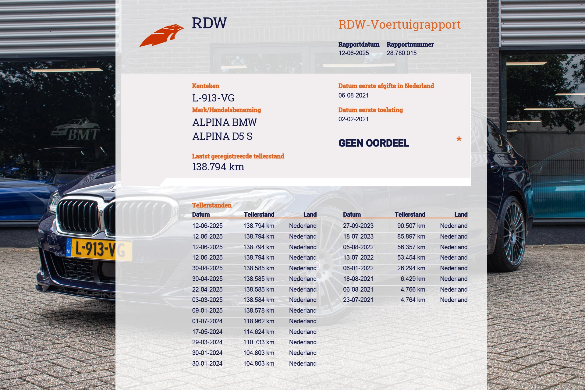 Hoofdafbeelding Alpina D5 S