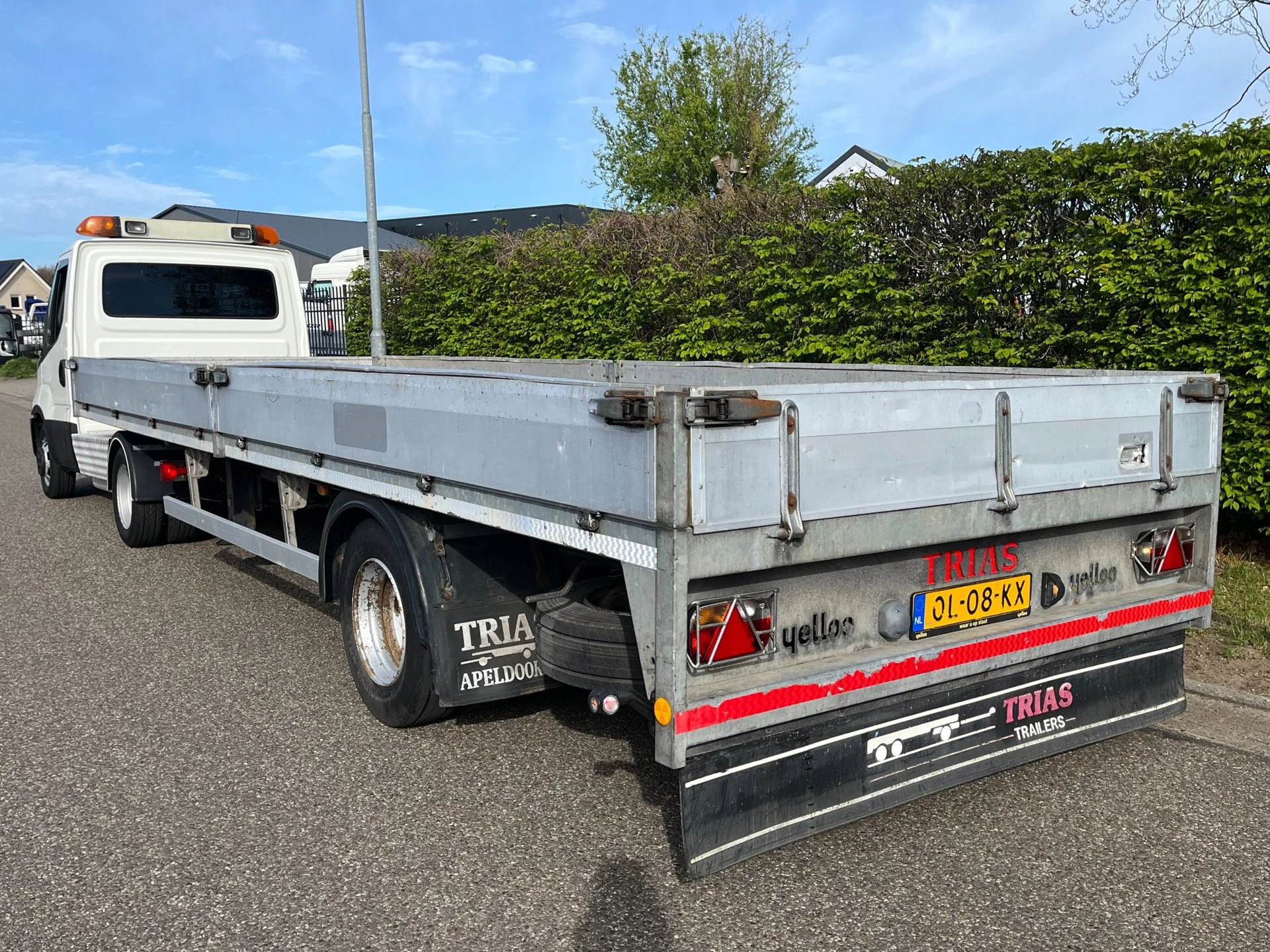 Hoofdafbeelding Trias BE Oplegger | 7T vlakke oplegger 