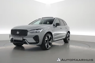 Volvo XC60 2.0 T8 Plug-in hybrid AWD Ultra Black Edition | Facelift | Trekhaak |  Luchtvering | 22 inch | HUD | Pano |