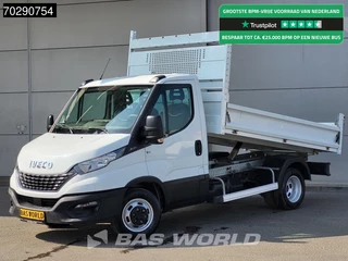 Iveco Daily 35C14 Kipper Dubbellucht 3,5t Trekhaak Airco Cruise Euro6 Tipper Benne Kieper 2m3 Airco Trekhaak Cruise control