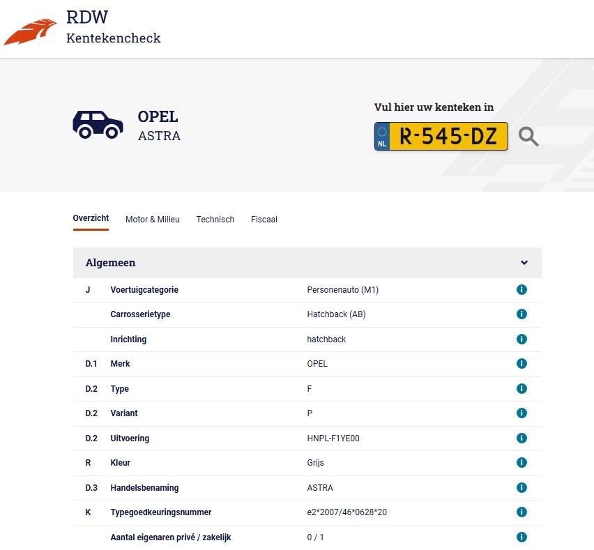 Hoofdafbeelding Opel Astra