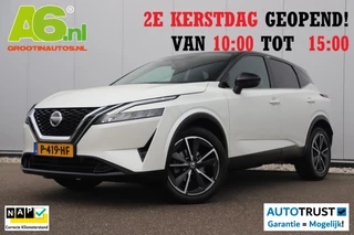 Nissan Qashqai 1.3 MHEV Xtronic N-Style Automaat Two Tone Parelmoer Wit Keyless 19 inch LMV Navigatie Carplay Android 360 Camera Adaptive Cruise