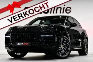 Porsche Cayenne Coupé 3.0 E-Hybrid BTW. Sport Design, Pass display, Chrono, Carbon, Memory, Luchtv, ACC, 360, Pano, Stuurvw, Trekh