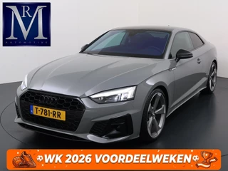Audi A5 Coupé 40 TFSI S edition VAN: 29.900,- VOOR: 26.877,- UW WKVOORDEEL: 3.023,- | S LINE IN- EN EXTERIEUR | TOPSTAAT! | 20 INCH| LEER| CAMERA| STOELVERWARMING| MATRIX LED| QUANTUM GRIJS