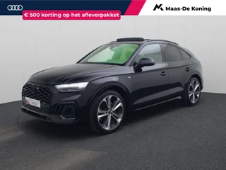 Audi Q5 Sportback 55 TFSIe 270kW/367PK S edition Competition · Panoramadak · Trekhaak · Bang & Olufsen · Luchtvering · Garantie t/m 19-06-2030 of 100000km.