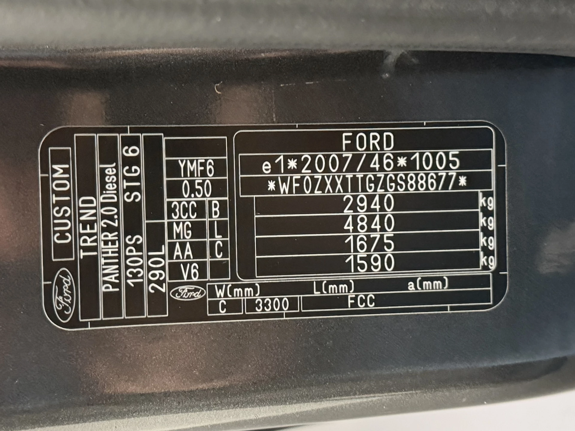 Hoofdafbeelding Ford Transit Custom