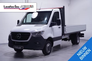 Mercedes-Benz Sprinter 515 CDI 150 pk Pick Up / Open Laadbak Dubbel Lucht Airco, Apple Carplay, Cruise Control, Nieuw ongebruikt 3-Zits