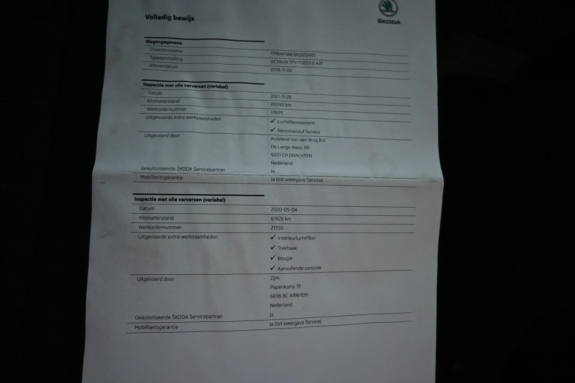 Hoofdafbeelding Škoda Octavia