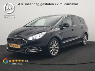 Ford S-Max 2.0 Vignale 7 Persoons 241pk Dealer O.H. | Panodak | Adaptive Cruise | 360 Camera | Lederen Comfortstoelen Memory & Verwarmd | Apple Carplay | Stuur Verwarmd | Keyless | Sfeerverlichting | Blis | Navigatie | DAB |