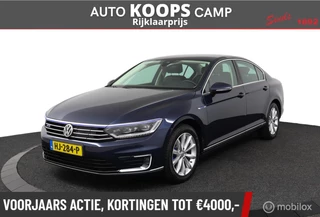 Volkswagen Passat 1.4 TSI GTE Highline 218 PK Plug-in hybride | 78,7% SOH | Elec. stoelen met verwarming | Trekhaak afneembaar | Adaptieve cruise controle | PDC | 17LMV | DEALER-STAAT