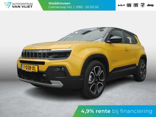 Jeep Avenger 1st Edition 54 kWh | Adapt. Cruise | 18" | Navi | Stoelverwarming | Camera | Bicolore |