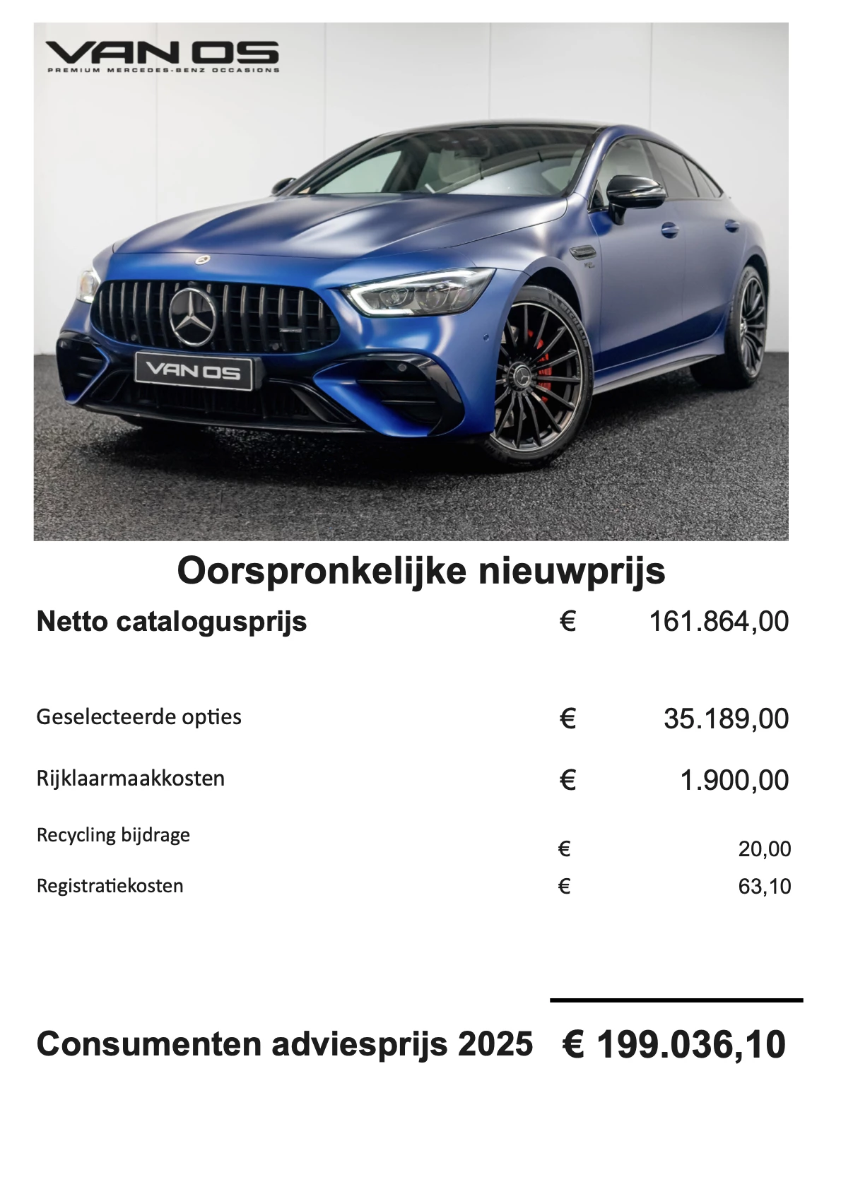 Hoofdafbeelding Mercedes-Benz AMG GT