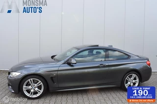 BMW 425d Coupé M-Sport Mineralgrau Schuifdak HUD Alcantara LED HiFi Keyless 18" LMV Nette Auto!