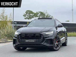 Audi Q8 55 TFSI e quattro S-Line Panoramadak|B&O|Soft close doors|Keyless|Head-Up|Massage|Camera 360°|Matrix