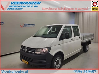 Volkswagen Transporter Pick-up 2.0TDI L2/H1 Dubbele Cabine Euro 6!