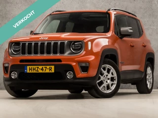 Jeep Renegade 1.0T Limited (PANORAMADAK, APPLE CARPLAY, GROOT NAVI, STUUR/STOELVERWARMING, GETINT GLAS, LEDEREN SPORTSTOELEN, ADAPTIVE CRUISE, KEYLESS, NIEUWE APK, NIEUWSTAAT)