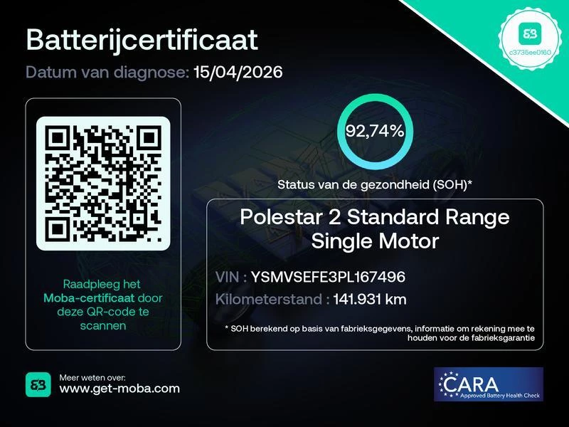 Hoofdafbeelding Polestar 2