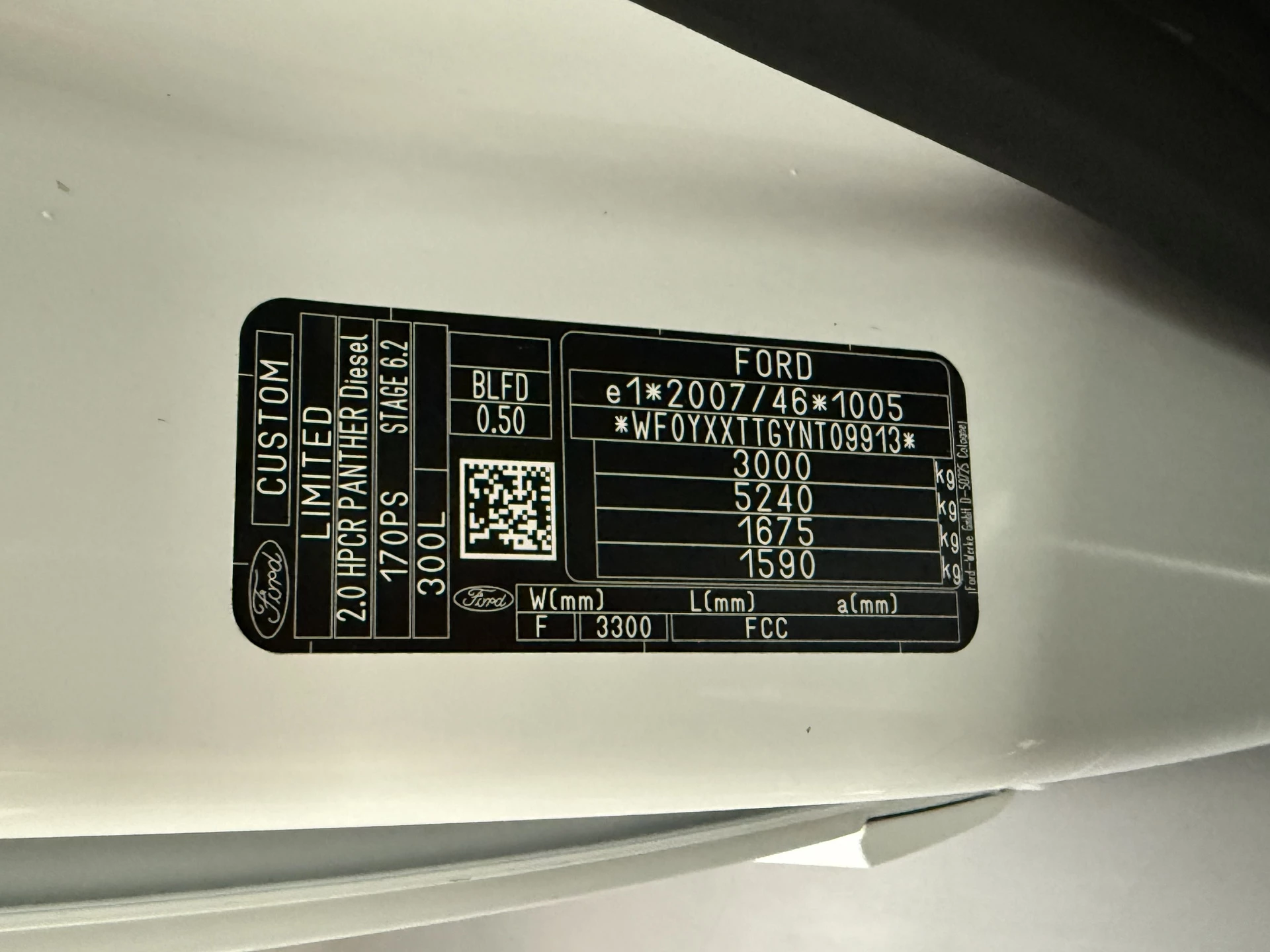 Hoofdafbeelding Ford Transit Custom