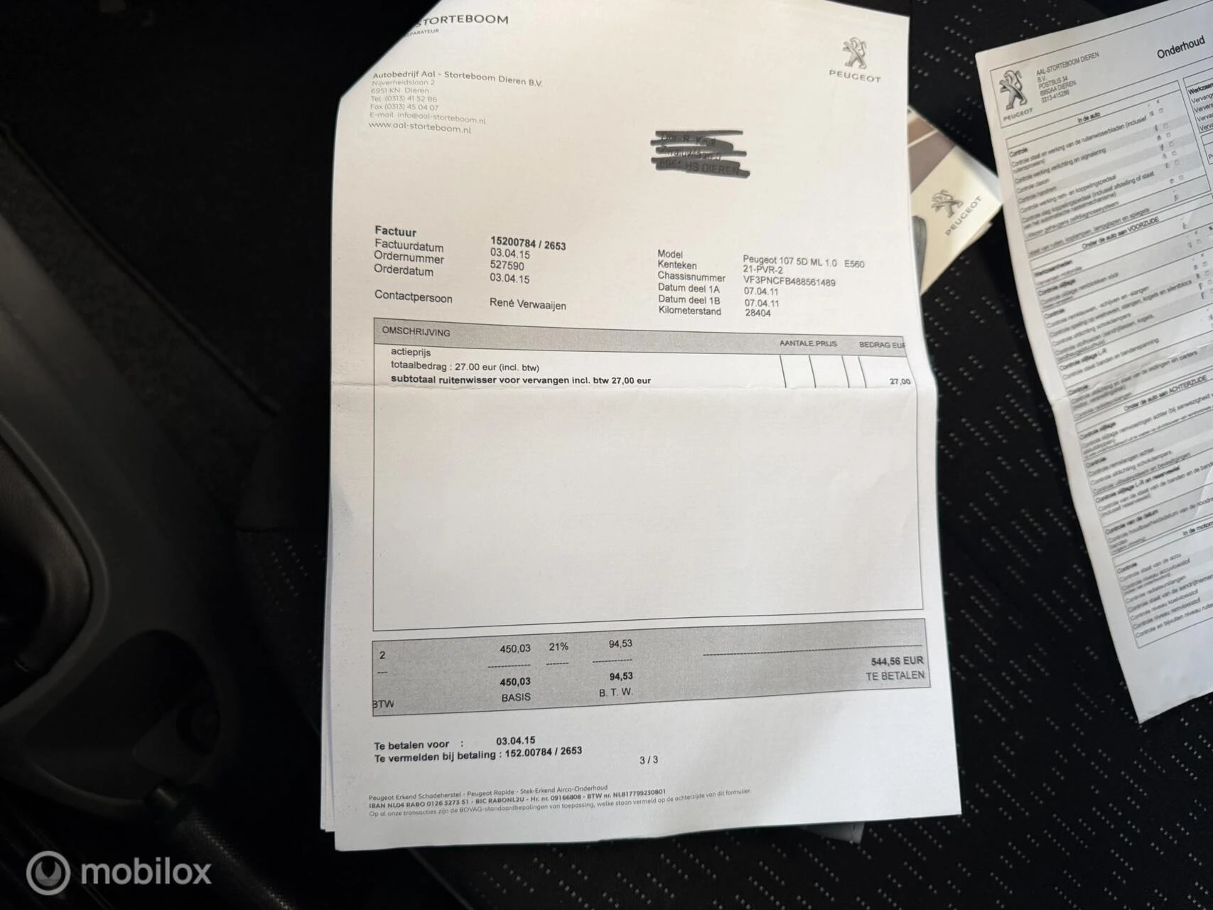Hoofdafbeelding Peugeot 107