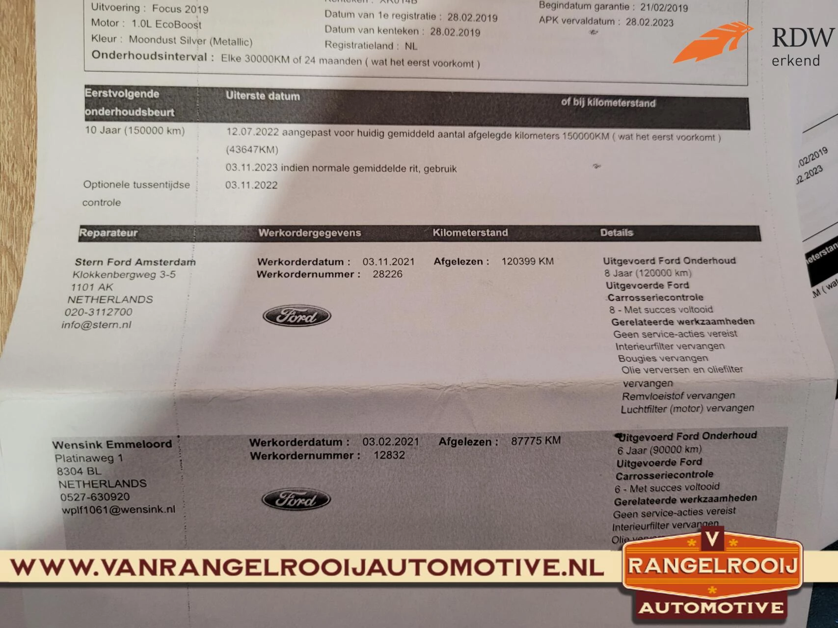 Hoofdafbeelding Ford Focus