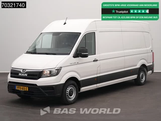 MAN TGE 3.100 L4H3 Airco Cruise Camera Parkeersensoren Euro6 L3H2 Airco Cruise control
