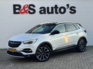 Opel Grandland X 1.6 Turbo Hybrid4 Ultimate AWD Climate Cruise Stoelverwarming/-ventilatie Navi Sensoren+camera Apple / Android