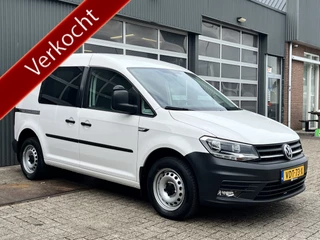 Volkswagen Caddy 2.0 TDI L1H1 Airco Cruise controle Schuifdeur Trekhaak 1400kg trekgewicht Telefoonverbinding Parkeersensoren achter 1e eigenaar 2-Persoons Euro 6