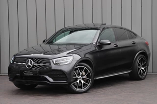 Mercedes-Benz GLC Coupé 300 AMG 4-Matic | 258PK | Schuifdak | Trekhaak | Led | Carplay | Distronic | Leder | Stoelverwarming | 2020.