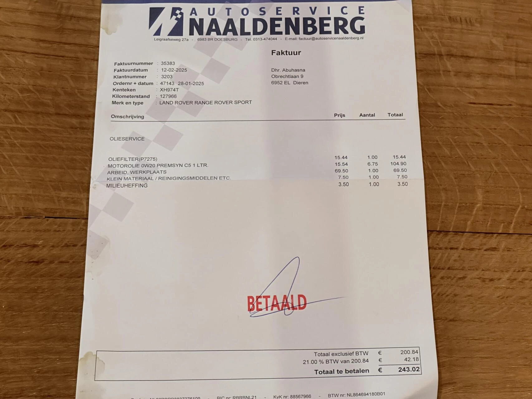 Hoofdafbeelding Land Rover Range Rover Sport