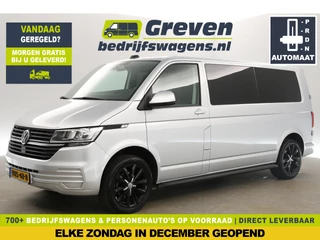 Volkswagen Transporter 2.0 TDI L2H1 | DSG Automaat | Dubbele Cabine | 5 Persoons | Airco Carplay Navi 18"LMV Elektrpakket Trekhaak