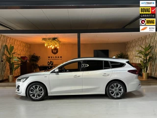 Ford Focus Wagon 1.0 EcoBoost Hybrid ST Line Garantie StuurVW StoelVW Carplay Keyless Clima Led Navi Rijklaar
