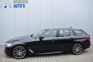 BMW 520i Touring M-Sport Azuritschwarz Individual Caramel Nappaleder Stoelventilatie Camera HiFi 20" LMV