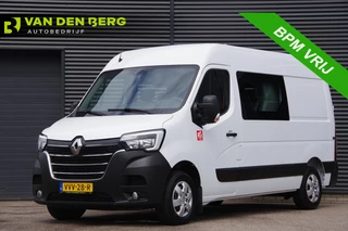 Renault Master T35 2.3 dCi 150PK L2H2 RED, DC-7P, TREKHAAK, CAMERA, CRUISE, NAVI, AIRCO, PARKEERSENSOREN, NL AUTO, NAP, DUBBELE CABINE