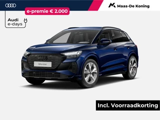 Hoofdafbeelding Audi Q4 e-tron Audi Q4 e-tron 40 Advanced edition 204 PK · Assistentiepakket plus · Optiekpakket zwart plus · 20" LM Velgen · Privacy glas