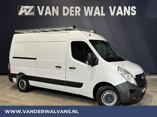Opel Movano 2.3 CDTI 146pk L2H2 Euro6 Airco | Imperiaal | Navigatie | Camera | 2500kg trekhaak | Cruisecontrol Parkeersensoren, Trap, Bijrijdersbank
