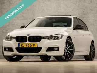 BMW 3 Serie 320i M Sport High Executive 184Pk Automaat (SCHUIFDAK, M PAKKET, GROOT NAVI, DEALER ONDERHOUDEN, HEAD-UP DISPLAY, LEDER, STOELVERWARMING, SPORT AUTOMAAT, GROOTLICHTASSISTENT, NIEUWSTAAT)