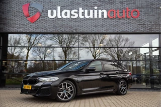 BMW 5 Serie Touring 530e M-Sport , Shadowline, Adaptive Cruise, Trekhaak, Leder, SOH 91%