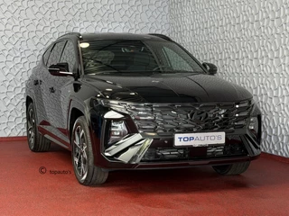 Hyundai Tucson NIEUWE AUTO 1.6 T-GDI PHEV N-LINE 360.CAMERA ELEK.KLEP ELEK.STOEL/GEHEUG.VERWARMD/KOELING SUBWFR 19''LMV ZWARTE HEMEL STUURVERW. PLUG IN HYBRIDE