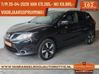 Nissan Qashqai 1.2 Tekna, pano, stoelverw., half leer, clima, cruise, 18"