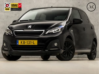 Peugeot 108 1.0 e-VTi Black Sport (5 DEURS, AIRCO, BLUETOOTH, GETINT GLAS, SPORTSTOELEN, MULTIFUNCTIONEEL STUURWIEL, NIEUWE APK, NIEUWSTAAT)