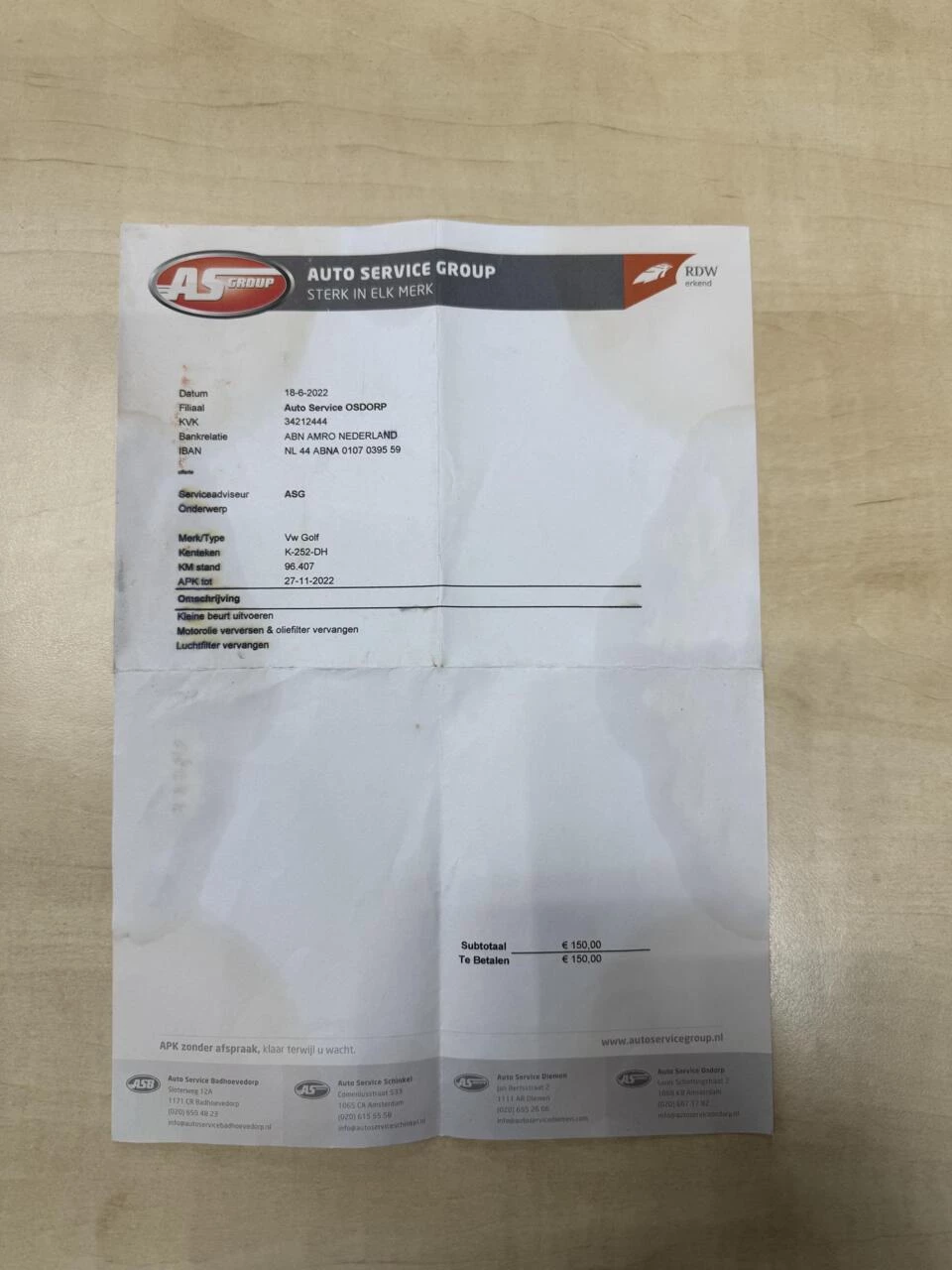 Hoofdafbeelding Volkswagen Golf