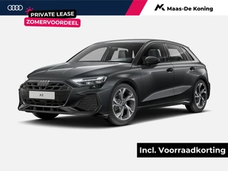 Hoofdafbeelding Audi A3 Audi A3 Sportback S edition 30 TFSI 85 kW / 116 PK Sportback 7 versn Audi A3 Sportback S Edition 30 TFSI 116 PK · Assistentiepakket Driving · Assistentiepakket parking · Achteruitrijcamera