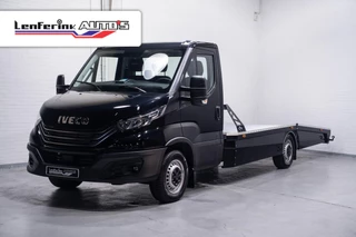 Iveco Daily 35S18 180 pk Aut. Autotransporter BPM Vrij Adapt. Cruise, Navi, Trekhaak 3.500 kg, LED Koplampen, Nieuw 3-Zits