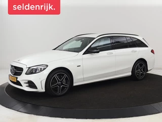 Hoofdafbeelding Mercedes-Benz C-Klasse Mercedes-Benz C-klasse 300de AMG Night | Adaptive cruise | 360 Camera | Leder | Burmester Surround | Trekhaak | Carplay | Stoelverwarming | Memory | Navigatie | Digital Cockpit | PHEV | Plug In