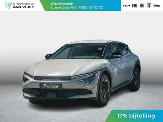 Kia EV6 Light Edition 63 kWh l Uit voorraad leverbaar l 17% Bijtelling | Wolf Grey l 428 km Actieradius