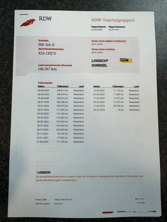 Hoofdafbeelding Kia Ceed Sportswagon