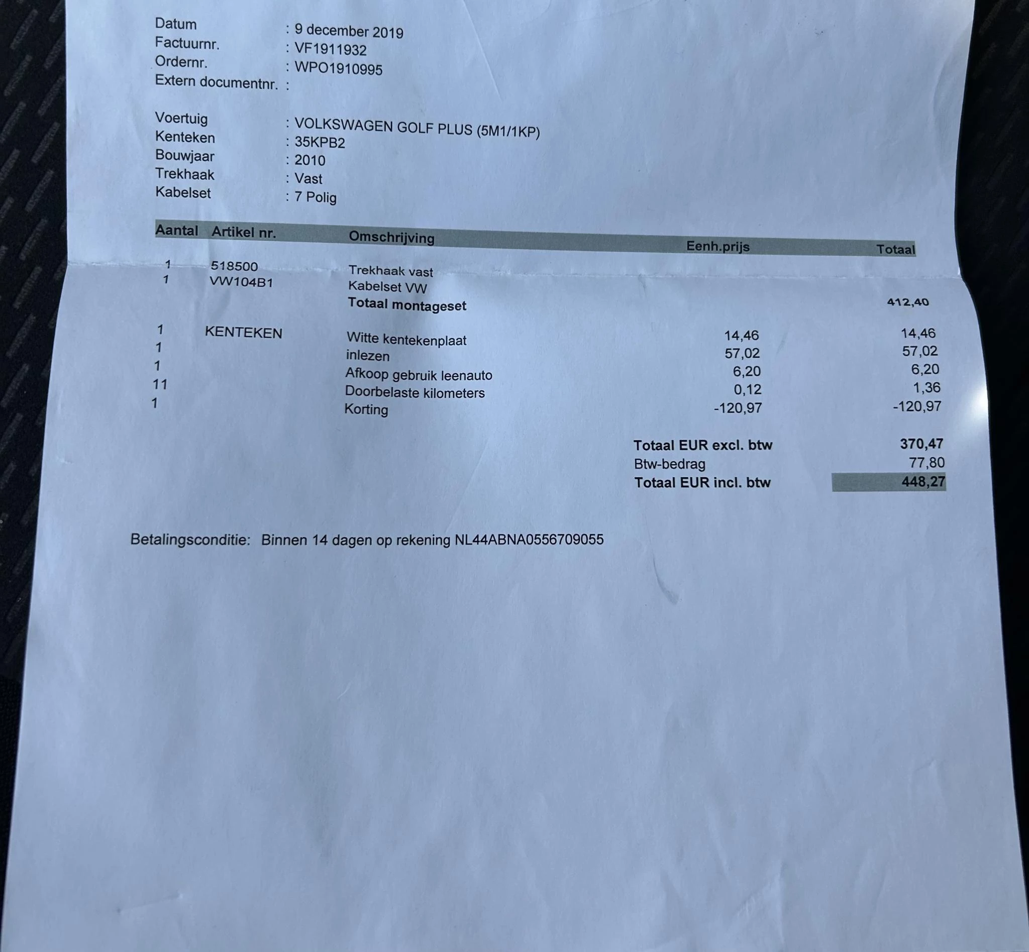 Hoofdafbeelding Volkswagen Golf Plus